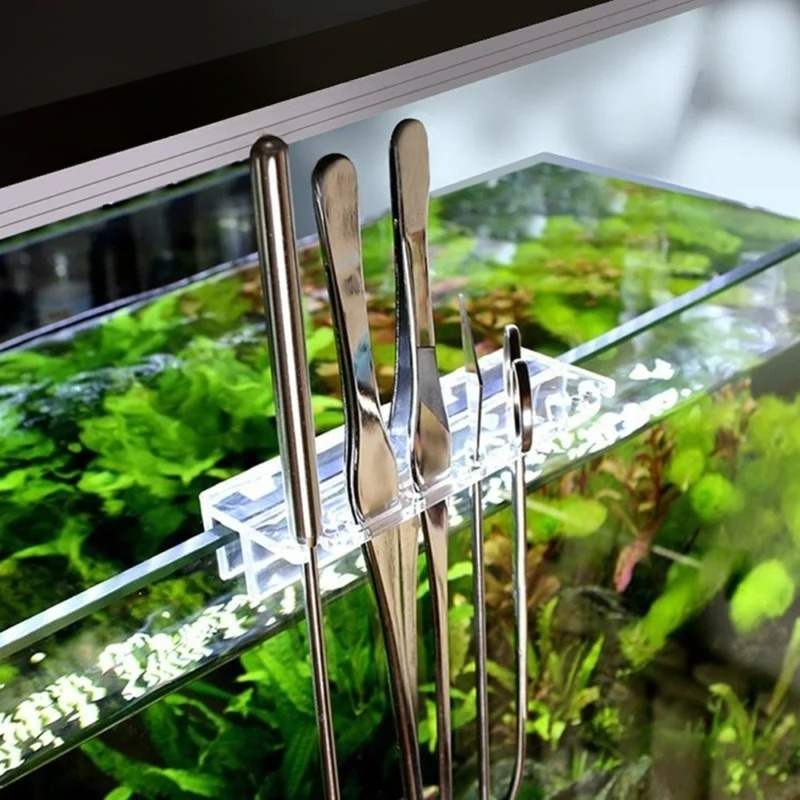 Planted Aquarium Cleaning - 1 Stück Einfaches Multifunktionales Neues Aquarium-Pflanzenwerkzeug-Aufbewahrungsregal