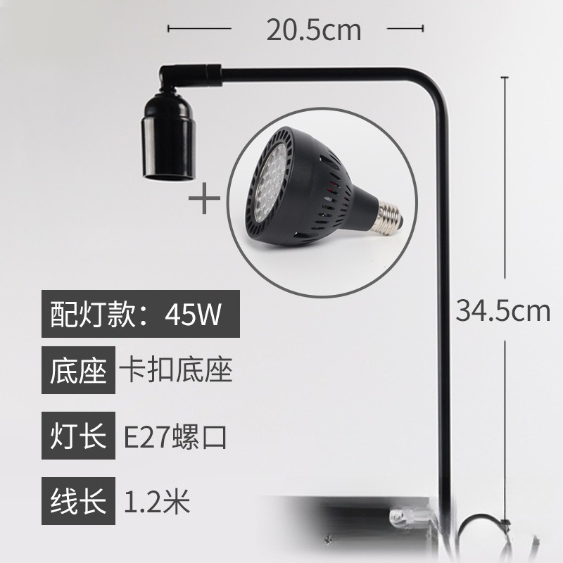 Aquarium For Planted Tank - LED-Aquariumbeleuchtung mit Ständer, Aquarienpflanzenlampe mit Schraubanschluss,