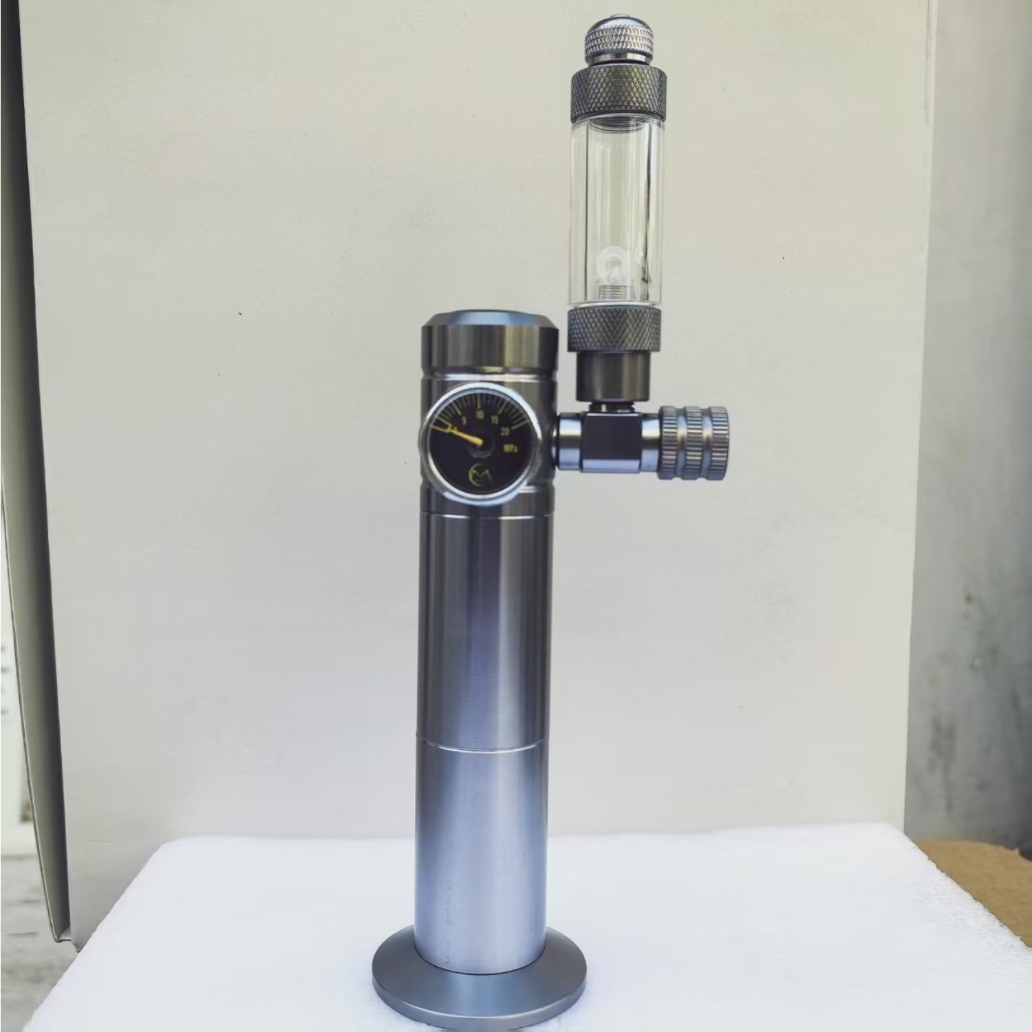 Planted Aquarium Kit - Mini Einweg-CO2-Regler, Aquarium-CO2-System mit Blasenzähler für