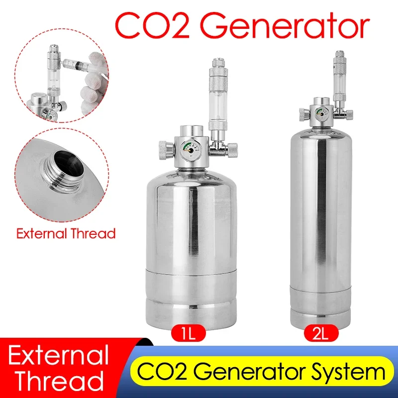 Planted Aquarium Kit - 1L/2L Aquarium CO2 Generator System Kit