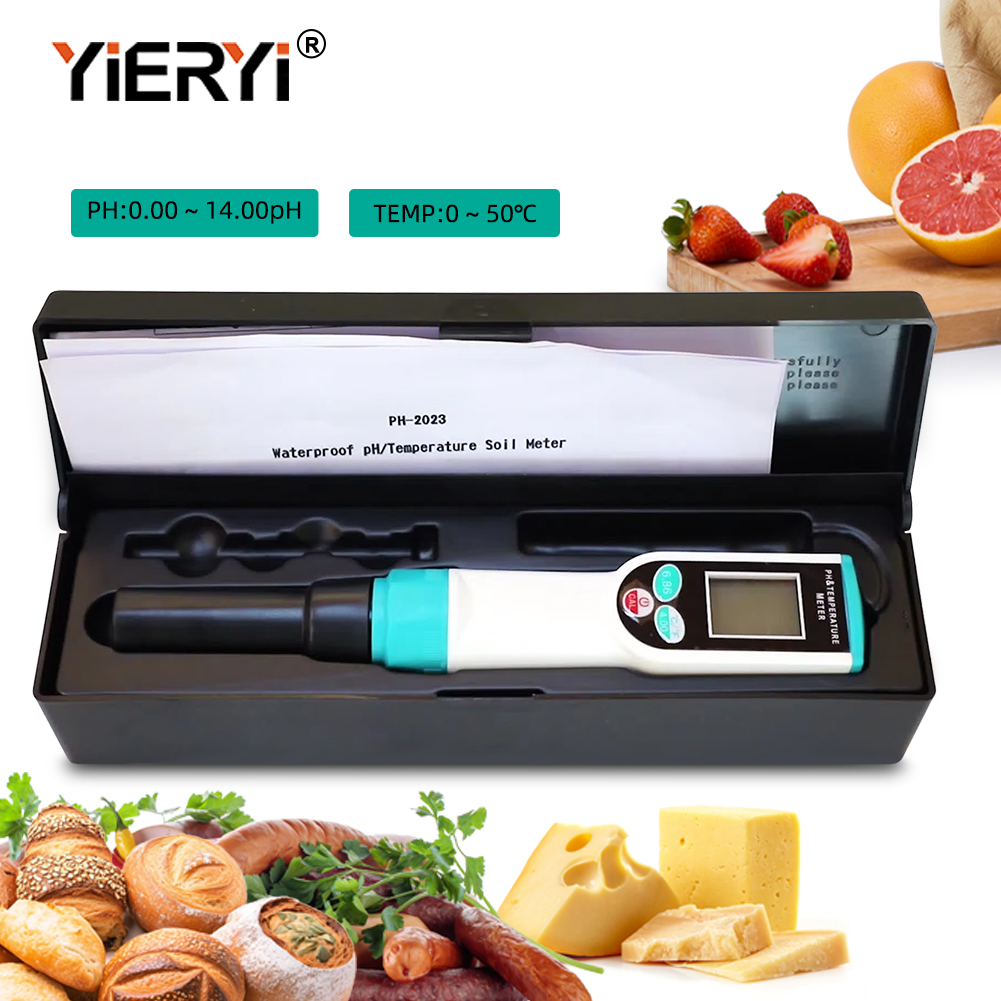 Planted Aquarium Test Kit - Yieryi Digitales pH-Messgerät 0,00-14,00 pH-Wassertester Monitor