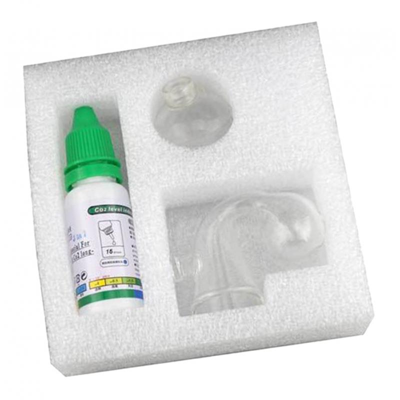 Glass Co2 Drop Checker - Aquarium CO2-Monitor Kohlendioxid-Drop-Checker aus Glas Langzeit-Sensor