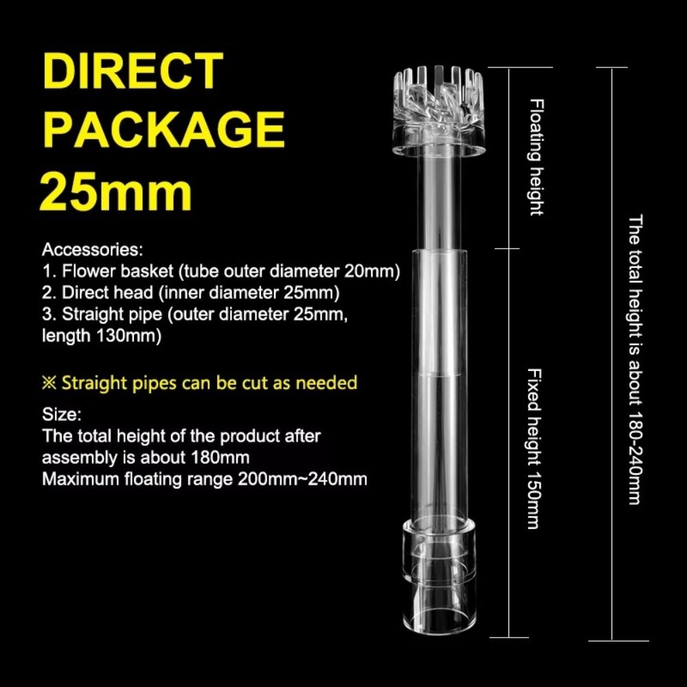 Planted Aquarium Cleaning - Ein- und Ausflussfilter für Aquarien und