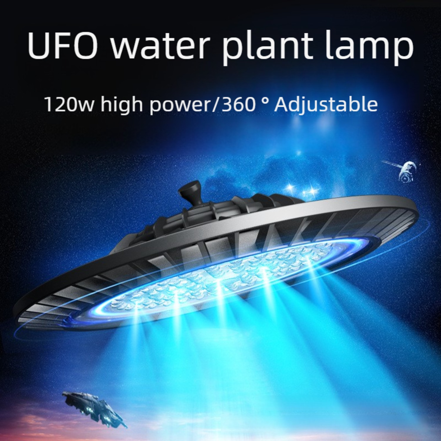 Planted Aquarium Freshwater - 120W LED-Aquariumbeleuchtung mit App-Steuerung, 9 Lichtmodi,