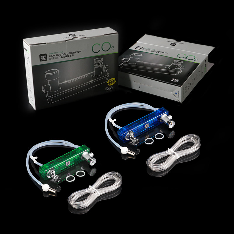 Planted Aquarium Kit - CO2-Generator-System-Kit mit Druckmesser, Sicherheitsventil, Luftstromregler, CO2-Diffusor