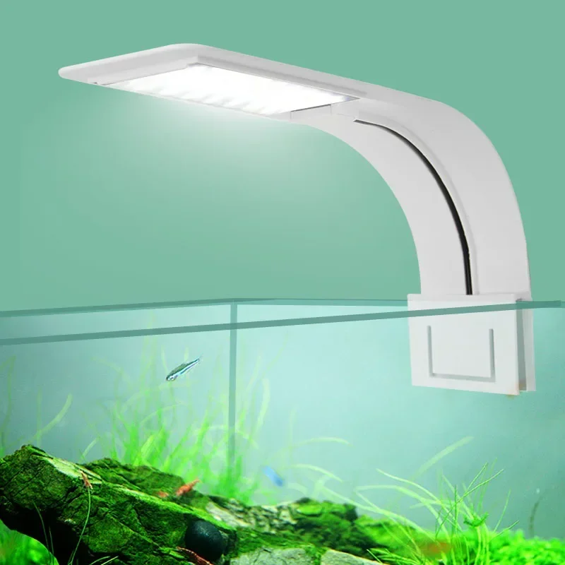 Aquarium Plant Growth - Ultradünnes LED-Aquariumlicht, 5 W/10 W/15 W,