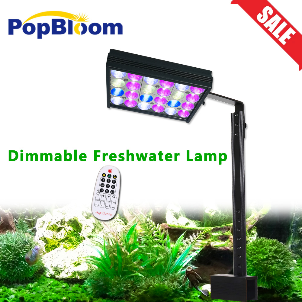 Planted Aquarium Freshwater - Pop bloom-Timer Aquarium LED-Beleuchtung, Süßwasser LED
