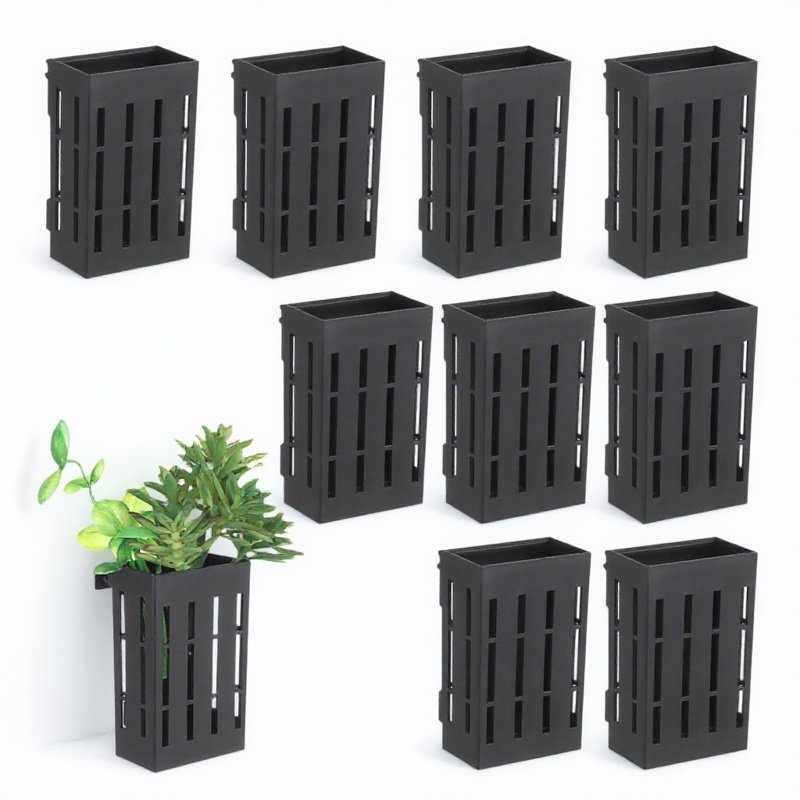 Aquarium For Planted Tank - 10 Stück Aquatische Pflanzenkörbe Hängende Wandmontierte