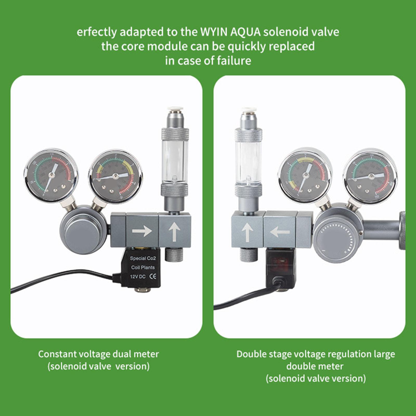 Planted Aquarium Kit - Aquarium CO2-Magnetventil-Set aus Aluminium und Acryl