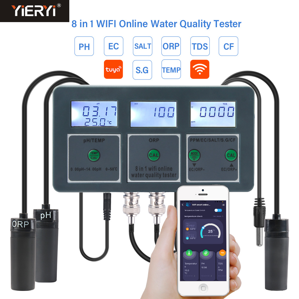 WiFi Tuya Smart PH Meter Daten – Planted Aquarium Test Kit Bewertung und Preis