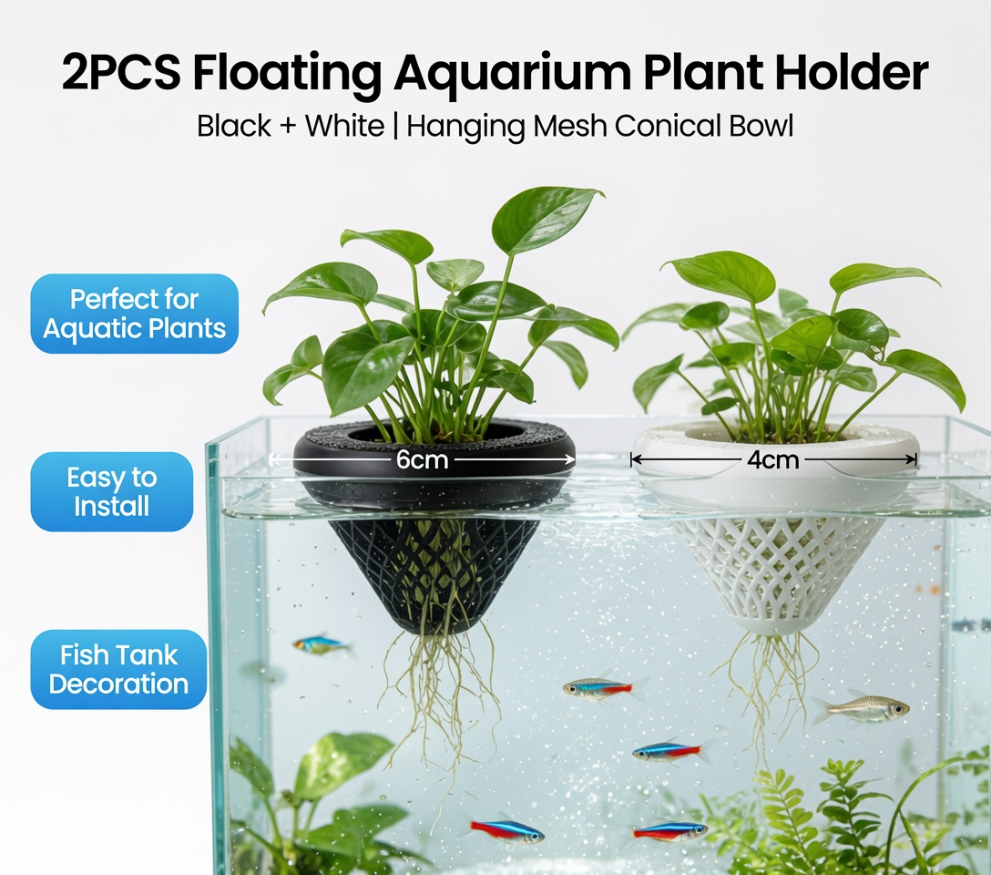 2 Stück Schwimmende Aquarien-P – Aquarium Plant Growth Bewertung und Preis