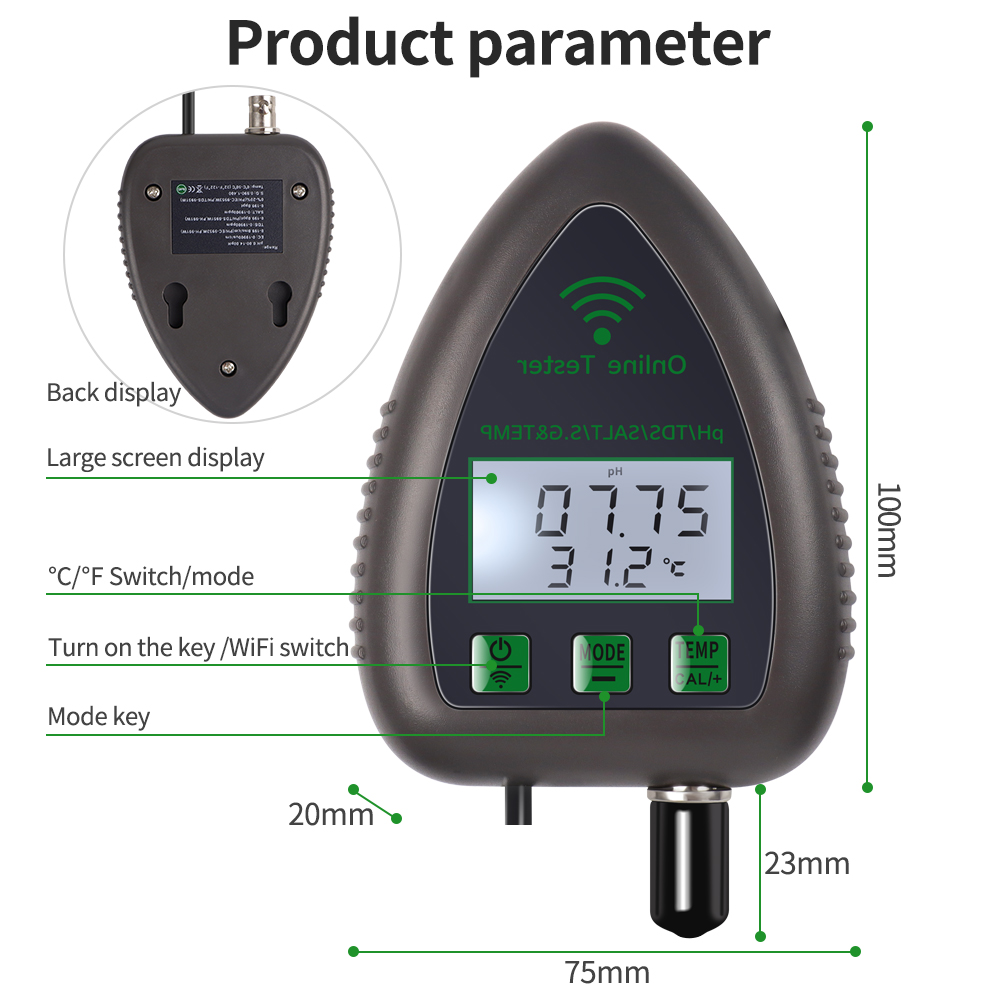 Tuya WiFi 5 in1 Wasserqualität – Planted Aquarium Test Kit Bewertung und Preis