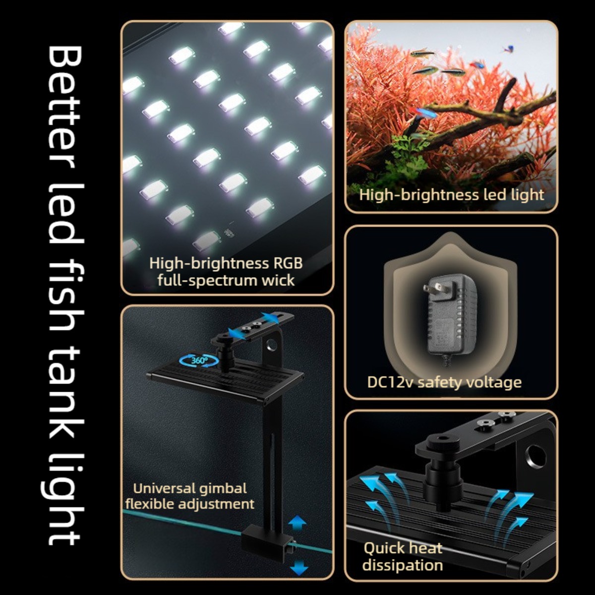 Dimmbares LED-Aquariumlicht mi – Planted Aquarium Freshwater Bewertung und Preis