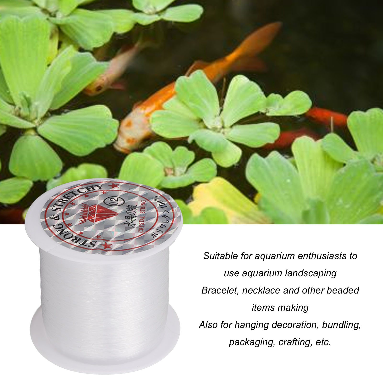 0,2 mm Klare Nylonschnur 142 Y – Planted Aquarium Making Bewertung und Preis