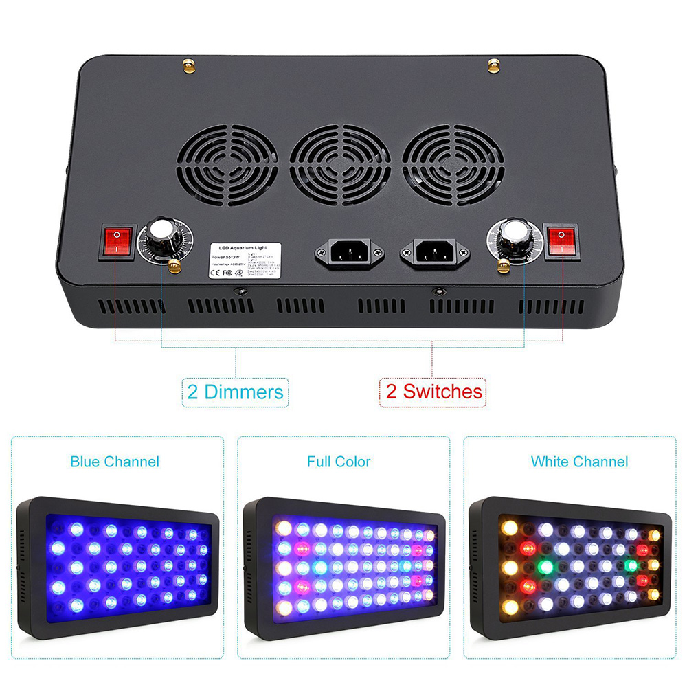 165 W LED-Aquarien, dimmbare K – Planted Aquarium Freshwater Bewertung und Preis